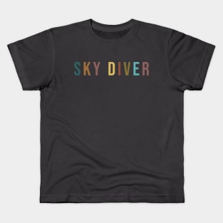 Sky diver Kids T-Shirt